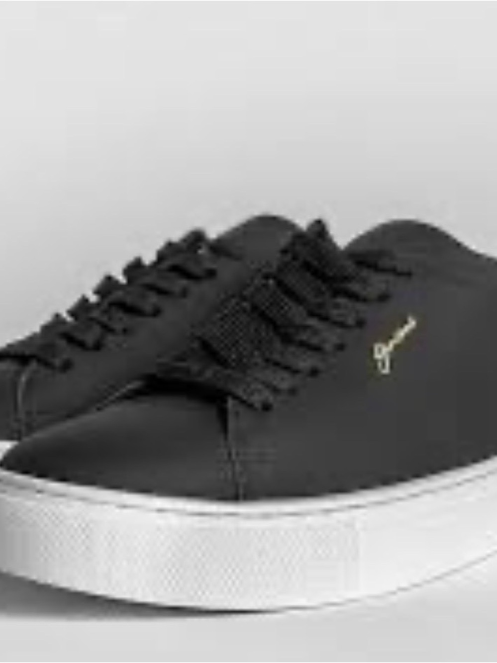 Giovvani Milan THE LORENZO Black Men's Leather Sneaker with White Sole Sz 10 Men - Picture 5 of 7